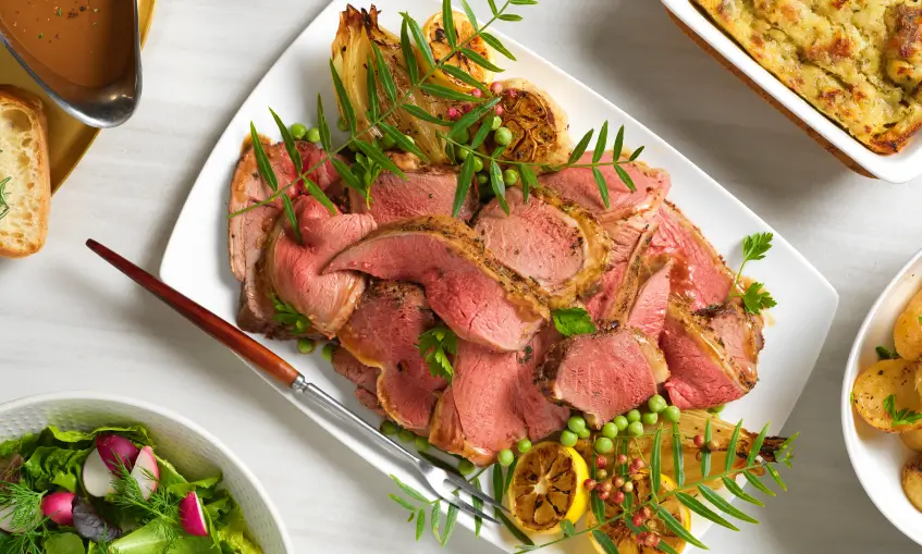 Atkins Ranch lamb dinner recipe.