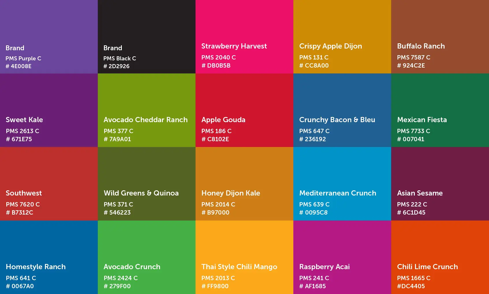 Eat Smart brand color palette.