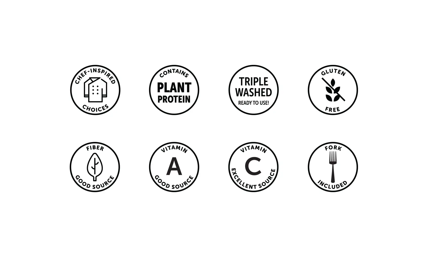 Eat Smart brand iconography system.