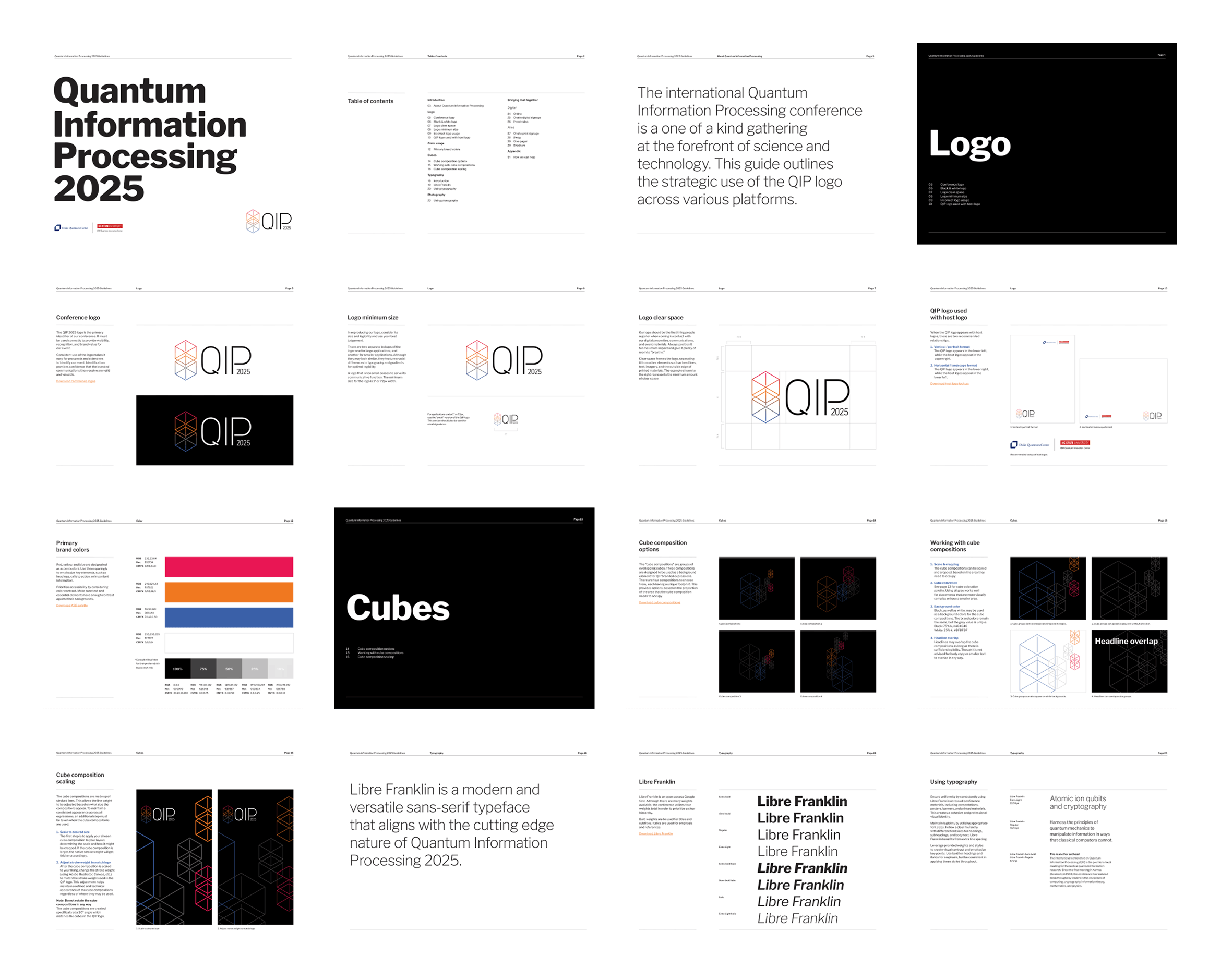 Annual Conference on Quantum Information Processing event design guidelines