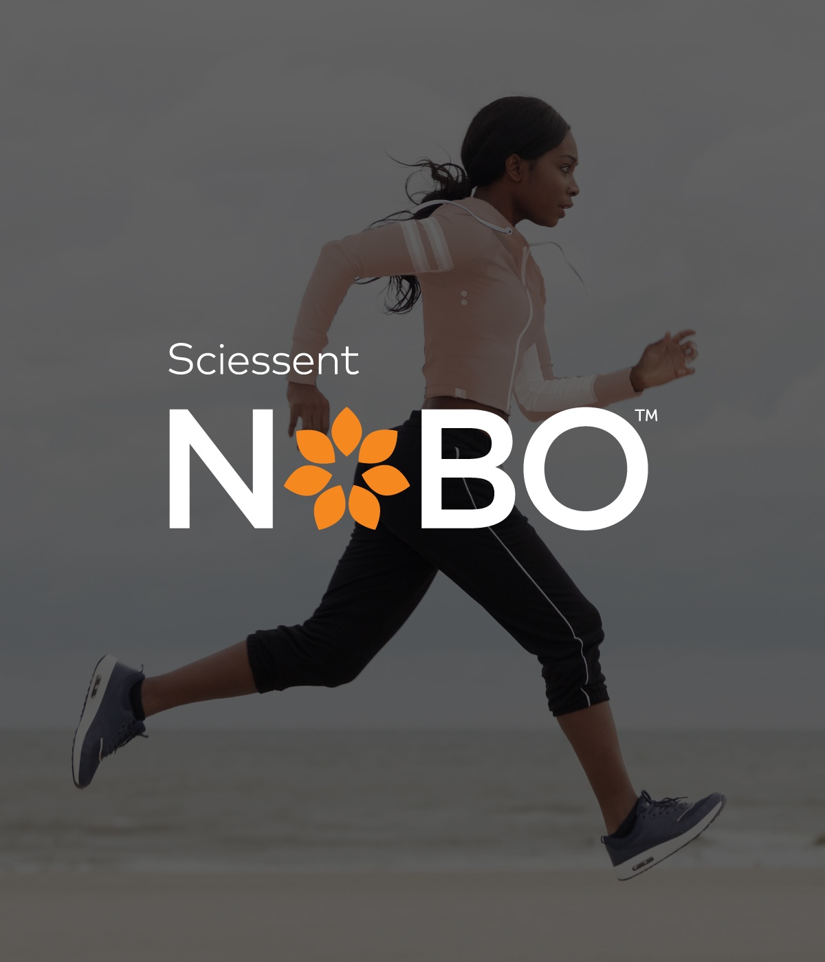 African American runner wearing Sciessnet NOBO treated clothing.