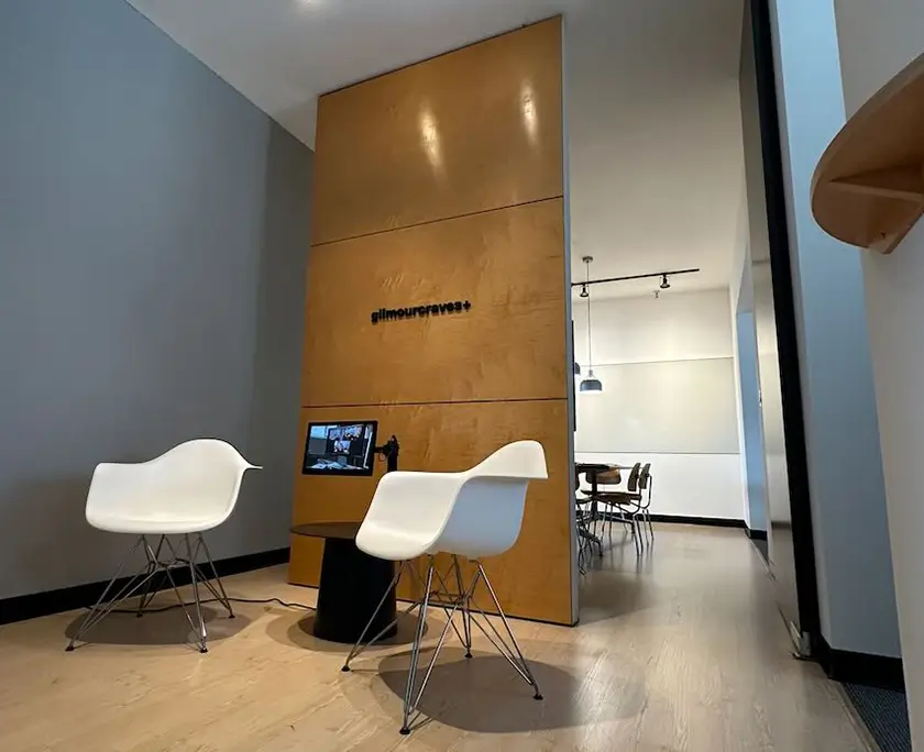 Gilmour Craves office reception area